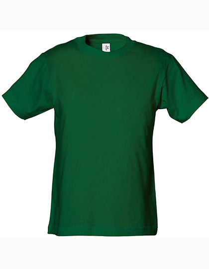 Tee Jays Junior Power Tee Schwarz | 140 g/m² | Kids T-Shirts | Pflegeleicht & Stylisch - Forest Green