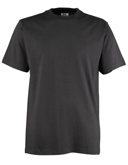 Tee Jays Basic T-Shirt Schwarz | Jersey Rundhals | Herren T-Shirts | 150 g/m² - Dark Grey (Solid)