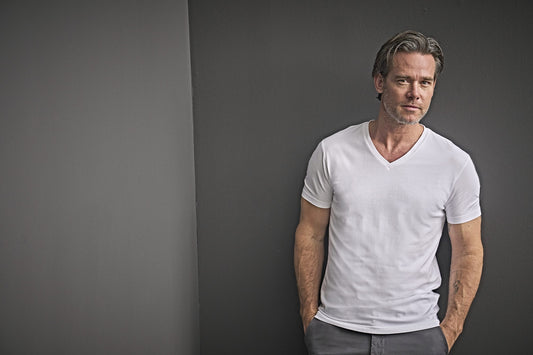 Tee Jays Stretch V-Neck T-Shirt Schwarz | Jersey | Herren T-Shirts Fashion