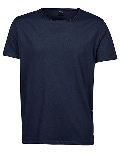 Tee Jays Men's Raw-Edge T-Shirt Schwarz | Rundhals | Bequem & Stylisch - Navy