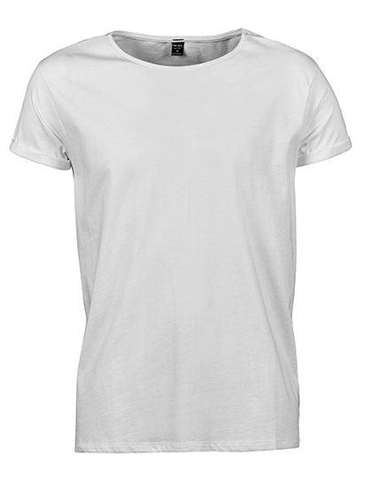 Tee Jays Roll-Up T-Shirt Schwarz | Rundhals | Herren T-Shirts | Leicht & Bequem - White