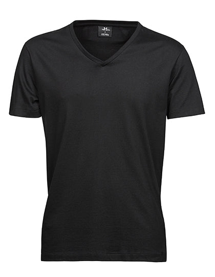 Tee Jays V-Neck Sof T-Shirt Schwarz | Herren T-Shirts | 185 g/m² | Modisch & Bequem - Black